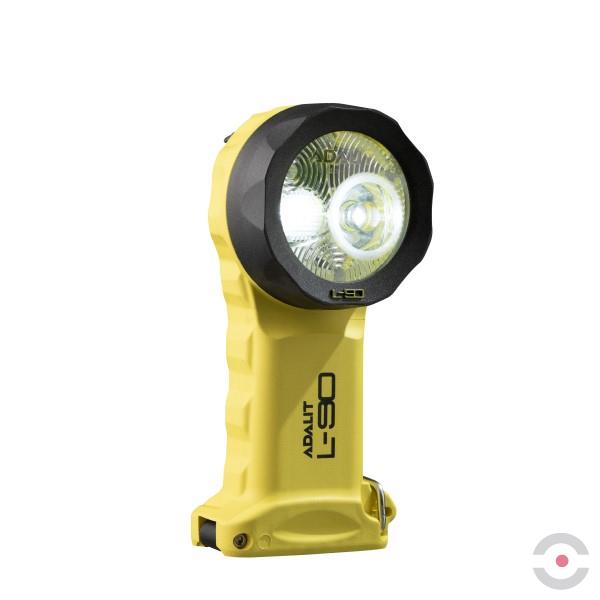 Latarka Ex ATEX Topserw ADALIT L-90 bateryjna, kątowa, 2*LED, Zone ‘0’