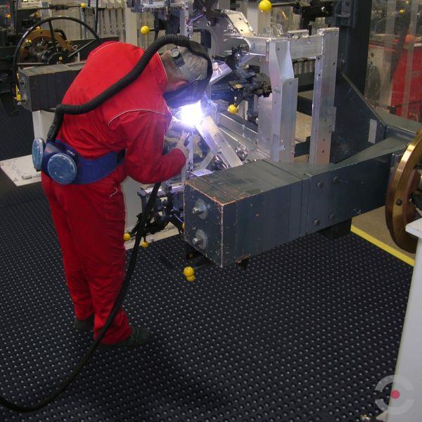 Listwa najazdowa zaokrąglona, ergonomiczna guma nitrylowa, SkywalkerHD o-Curve, 37 cm x 22,5 stopnia, czarny