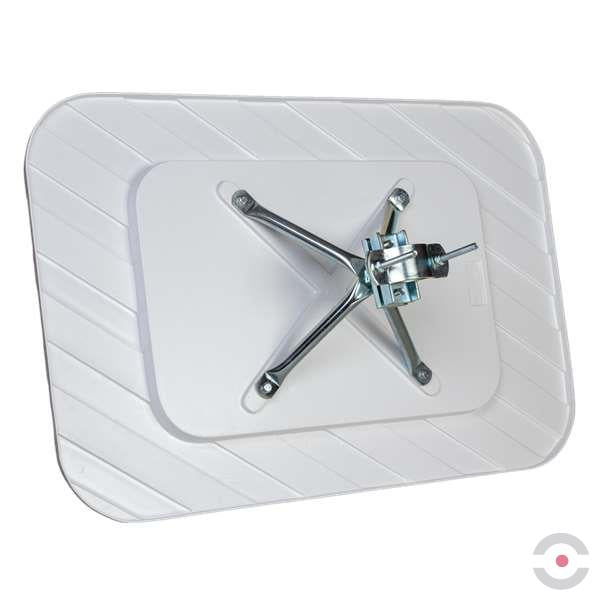 Lustro drogowe Dancop, Marseille, 60*80 cm, inox, biało-czarne