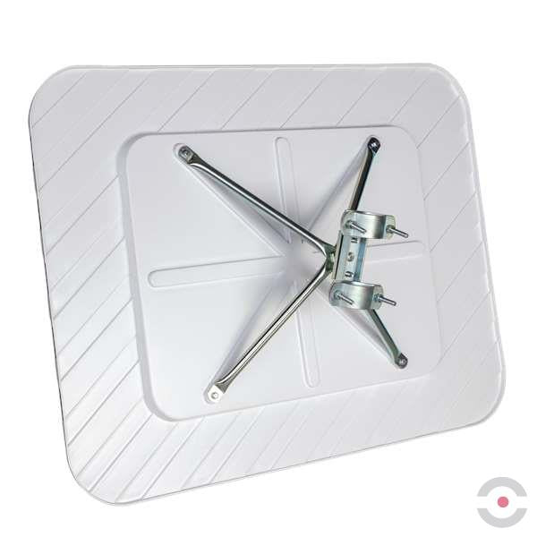 Lustro przemysłowe Dancop, Paris, 60*80 cm, akryl, biało-czarne