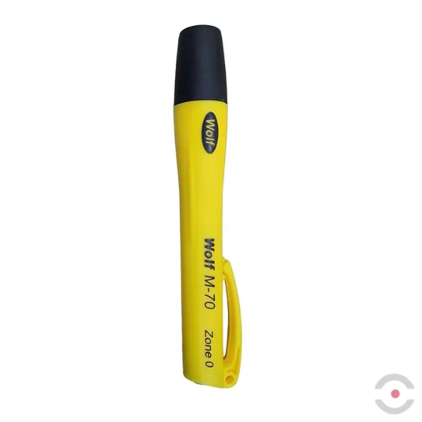 Latarka Ex ATEX Topserw WOLF M-70 bateryjna, kontrolna, 1*LED, Zone ‘0’, ‘20’