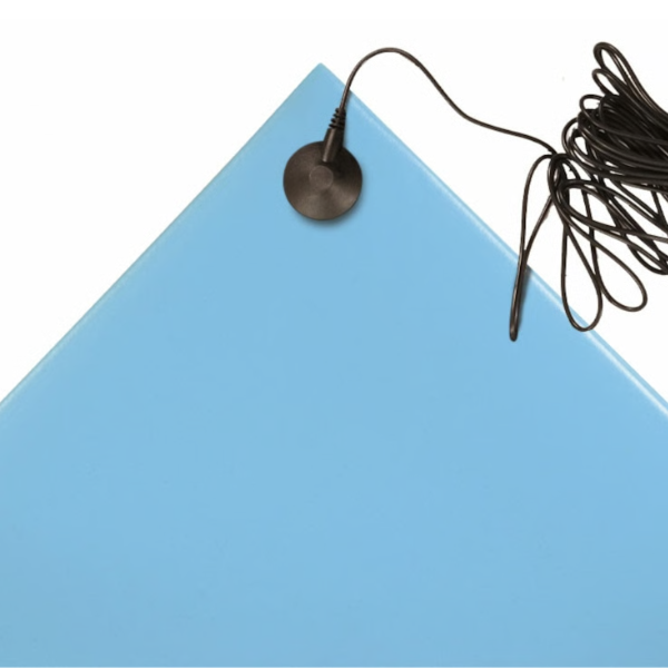 Mata antystatyczna Notrax, 827 Anti-Stat POP, na blaty robocze, winylowa, 60 cm x mb, niebieski