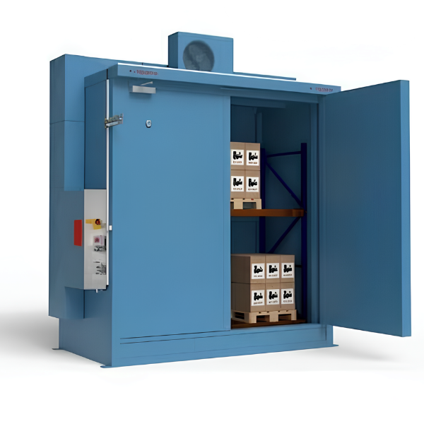 Magazyn ognioodporny Topserw BATTERY, REI120, 2 poziomy/1 segment, S*G*W 3400*1800*3500, 1*1000 l, 1*drzwi dwuskrzydłowe