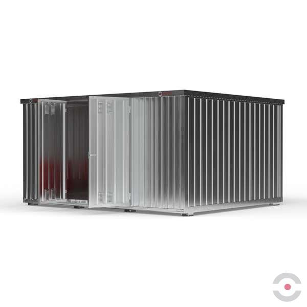 Magazyn chemiczny nieizolowany Topserw, SLH 5*4, S*G*W 5075*4330*2605 mm, 2*1300 l, galwanizowany, dwumodułowy