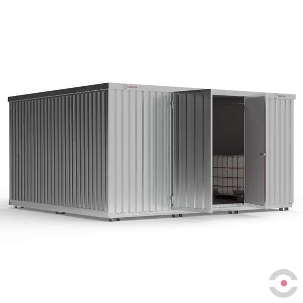 Magazyn chemiczny izolowany Topserw, SLT 5*4, S*G*W 5075*4330*2605 mm, galwanizowany, dwumodułowy