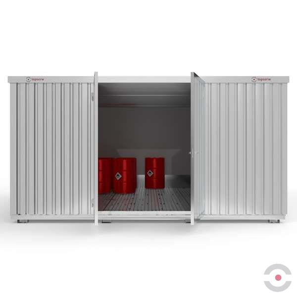 Magazyn chemiczny izolowany Topserw, SLT 5*4, S*G*W 5075*4330*2605 mm, galwanizowany, dwumodułowy