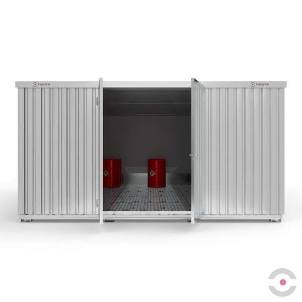 Magazyn chemiczny izolowany Topserw, SLT 5*6, S*G*W 5075*6560*2605 mm, galwanizowany, trzymodułowy