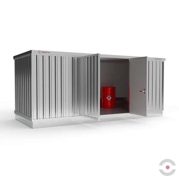 Magazyn chemiczny izolowany Topserw SLT 5*2, S*G*W 5075*2075*2385 mm, galwanizowany, jednomodułowy