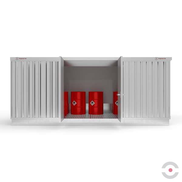 Magazyn chemiczny izolowany Topserw SLT 5*2, S*G*W 5075*2075*2385 mm, galwanizowany, jednomodułowy