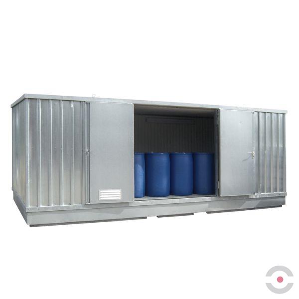 Magazyn chemiczny izolowany Topserw SLT 6*2, S*G*W 6075*2075*2375 mm, galwanizowany, jednomodułowy