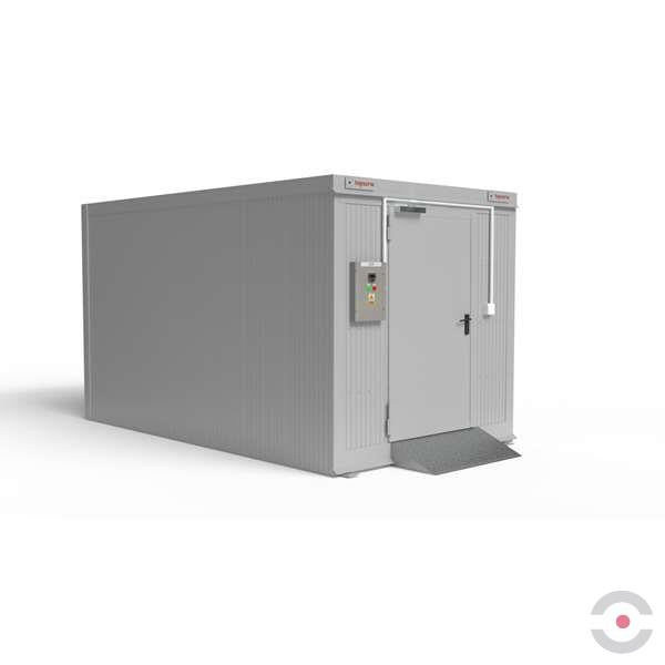 Magazyn ognioodporny Topserw, 4-CL, REI120, S*G*W 4000*2500*2440 mm, 1*1200 l, drzwi dwuskrzydłowe DF