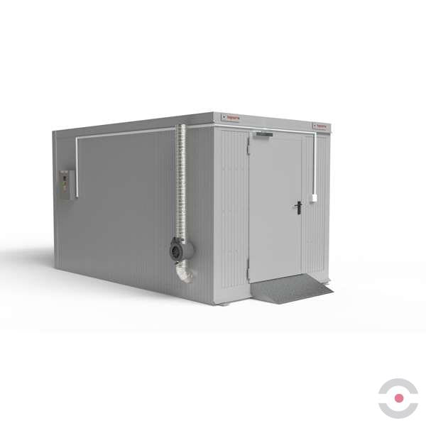 Magazyn ognioodporny Topserw, 4-CO, REI120, S*G*W 4000*2500*2840 mm, 1*1200 l, drzwi dwuskrzydłowe DF