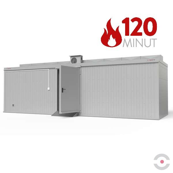 Magazyn ognioodporny Topserw, 8-SU, REI120, S*G*W 8000*2950*2840 mm, 2*1500 l, drzwi dwuskrzydłowe DF