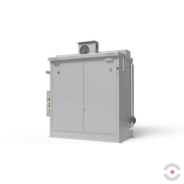 Magazyn ognioodporny Topserw, REI120, 2 poziomy/1 segment, 4*1000 l KTC/IBC, 1*1000 l, 1*drzwi dwuskrzydłowe