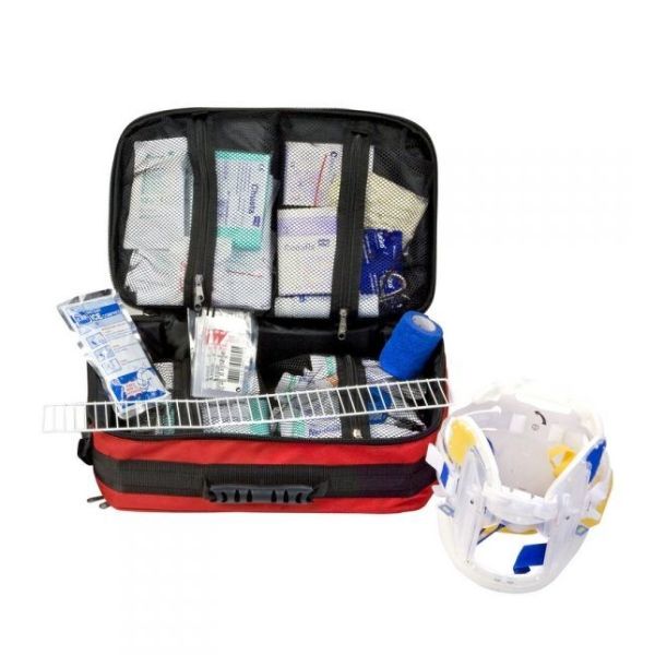 Zestaw pierwszej pomocy Topserw Medi Sport typ A, torba, kolor czerwony