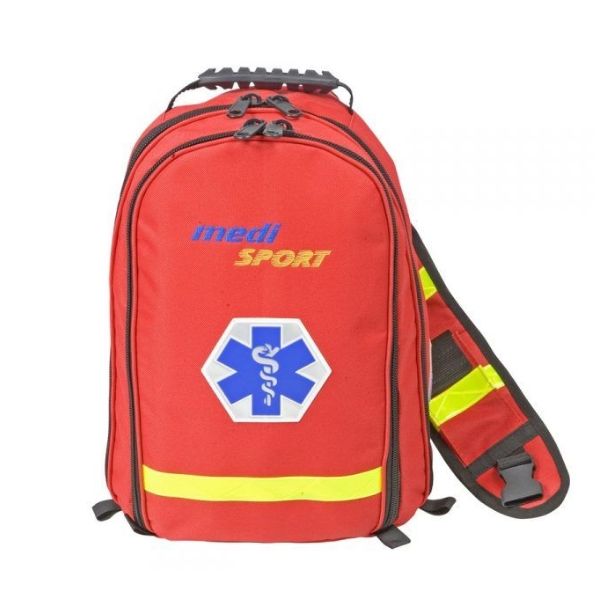 Zestaw pierwszej pomocy Topserw Medi Sport typ A, plecak, kolor czerwony
