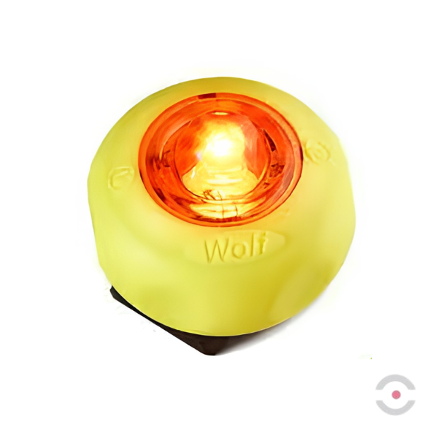 Wskaźnik ostrzegawczy Ex ATEX Topserw WOLF ML-15A bateryjny, 1*LED (bursztynowy), Zone ‘1’, ‘21’