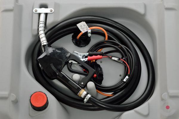 Mobilna stacja paliwa DIESEL, DT-Mobile Easy 210 l, pompa elektryczna CENTRI SP30 12V, 30l/min, automatyczny pistolet, pokrywa