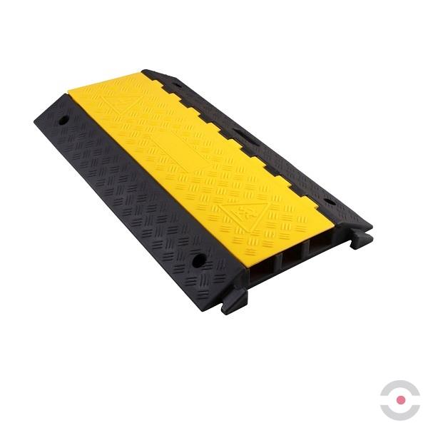 Modułowy próg kablowy z otwieraną pokrywą, 3 kanały kablowe (60x70 mm, 2*70x70 mm)