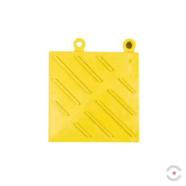 Obrzeża 15 cm x 15 cm, typ 620 Diamond Flex Lok, obszar zaolejony, typ narożnik, żółty