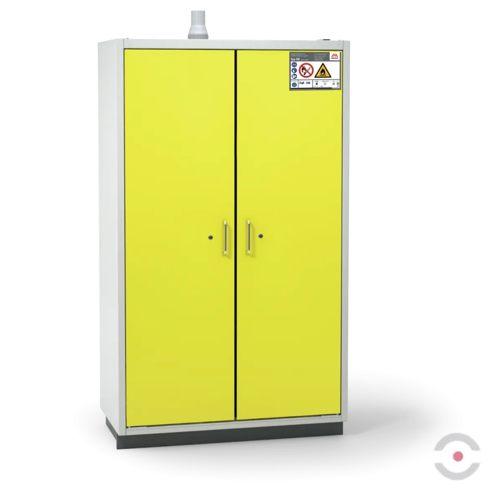 Szafa ognioodporna Topserw PRIME-90 XL, 3 półki wysuwane, drzwi CLA żółte, CLASSIC, 90 min