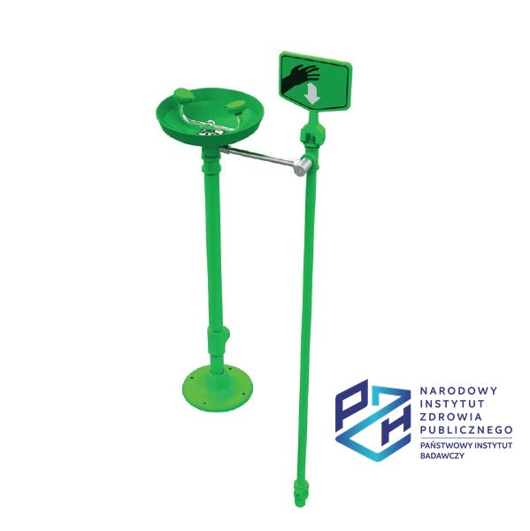 Oczomyjka Topserw, myjka do oczu i twarzy, misa ABS, mocowana do podłogi, mrozoodporna