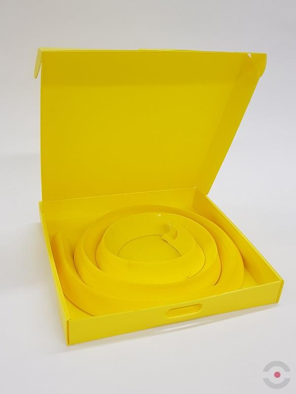 Ogranicznik rozlewów poliuretanowy Topserw, S*D*W 70*3000*50 mm, żółty