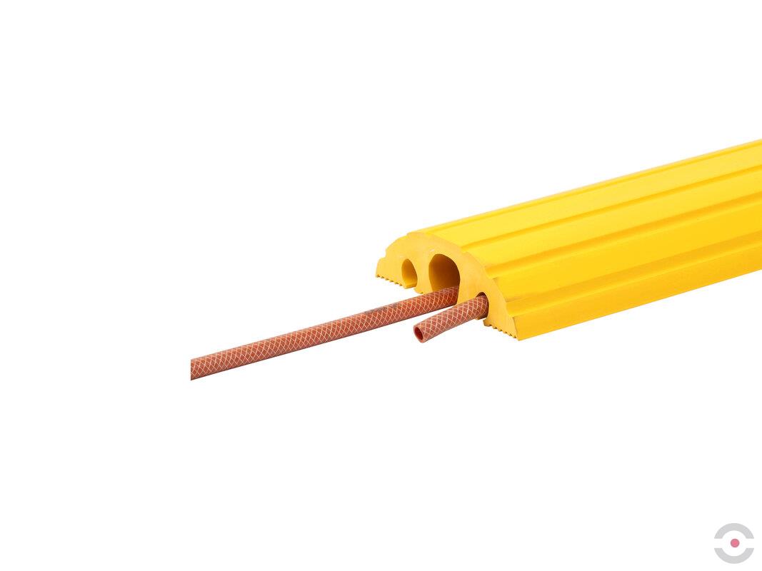 Osłona kabli i przewodów, zamknięta, D*S*W 1200*210*65 mm, żółty