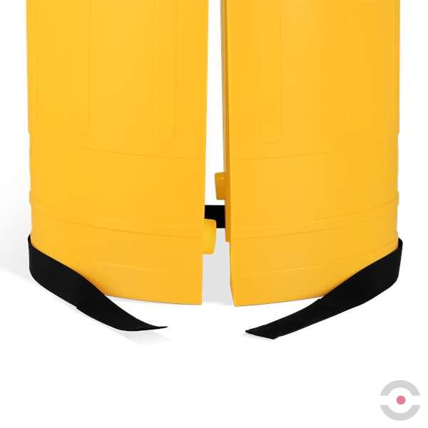 Osłona słupa (160*160 mm), polietylen, W*1100 mm, folia odblaskowa