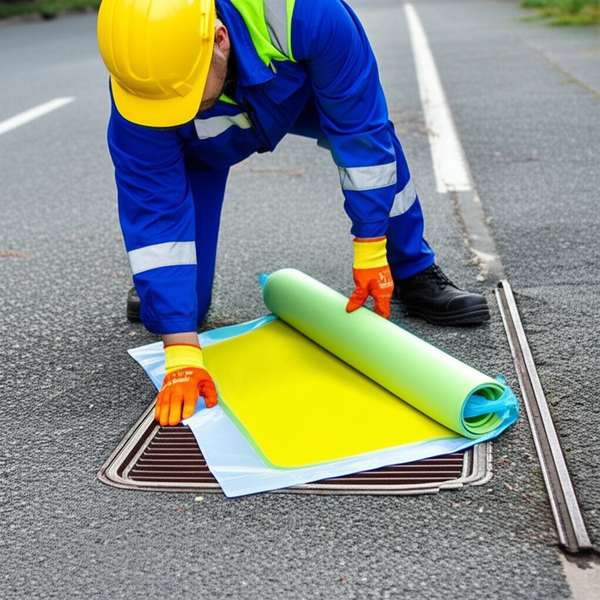 Osłona studzienkowa poliuretanowa Topserw, mata 60*60 cm, żółta