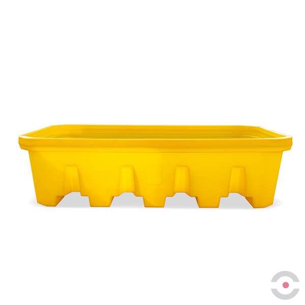 Wanna wychwytowa polietylenowa Topserw 2,2 m, 1100 l, regałowa, bez kratownicy, żółty, MEGA