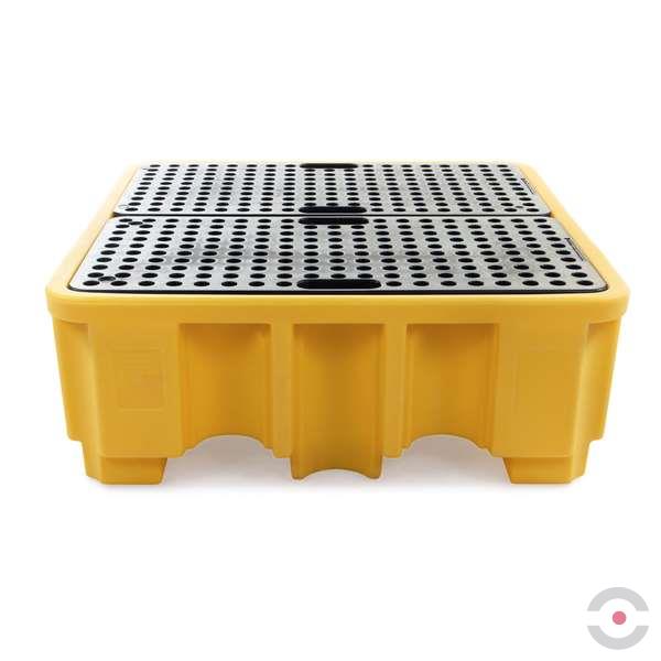 Wanna wychwytowa polietylenowa Topserw 485 l, beczka 4*200 l, kratownica, żółty, MEDIUM