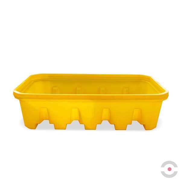 Wanna wychwytowa polietylenowa Topserw 2,2 m, 1100 l, regałowa, bez kratownicy, żółty, MEGA