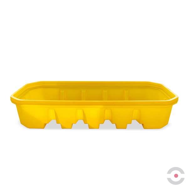 Wanna wychwytowa polietylenowa Topserw 2,7 m, 1100 l, regałowa, bez kratownicy, żółty, MEGA