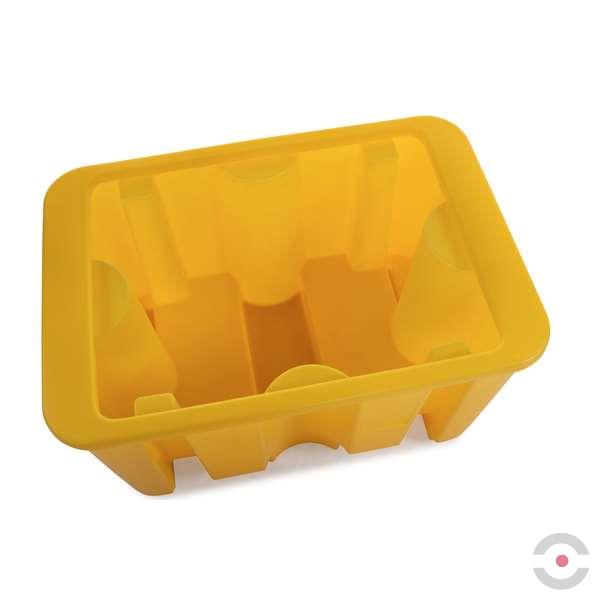 Wanna wychwytowa polietylenowa Topserw 230 l, beczka 1*200 l, kratownica, żółty, MEDIUM