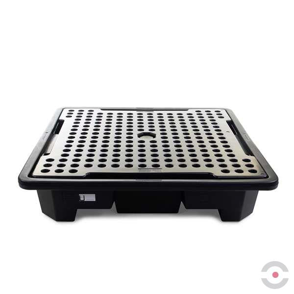 Wanna wychwytowa polietylenowa Topserw 249 l, beczka 4*200 l, stos, kratownica, czarny, MEDIUM