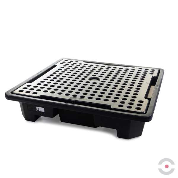 Wanna wychwytowa polietylenowa Topserw 249 l, beczka 4*200 l, stos, kratownica, czarny, MEDIUM