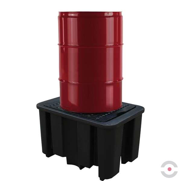 Wanna wychwytowa polietylenowa Topserw 230 l, beczka 1*200 l, kratownica, czarny, MEDIUM