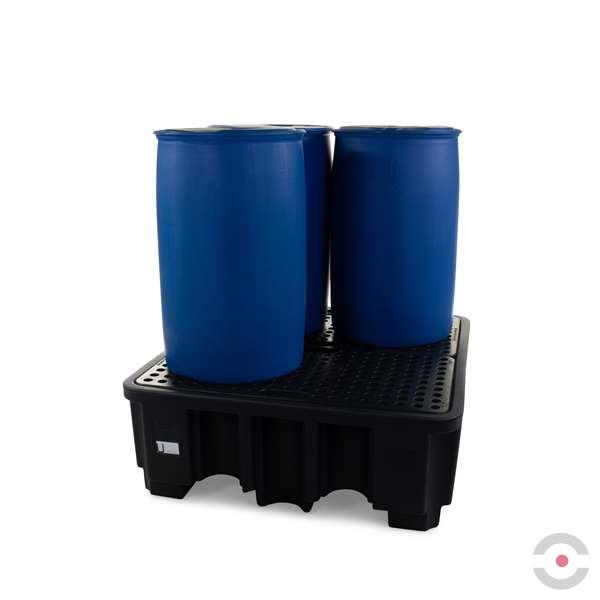 Wanna wychwytowa polietylenowa Topserw 485 l, beczka 4*200 l, kratownica, czarny, MEDIUM