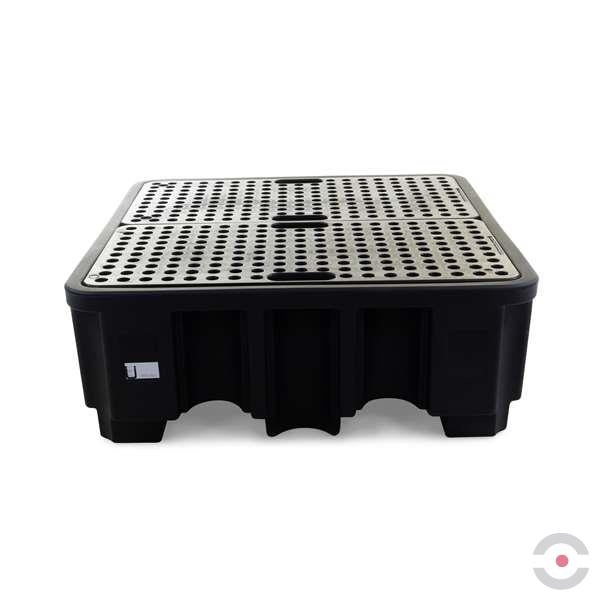 Wanna wychwytowa polietylenowa Topserw 485 l, beczka 4*200 l, kratownica, czarny, MEDIUM