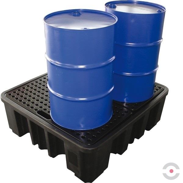 Wanna wychwytowa polietylenowa Topserw 485 l, beczka 4*200 l, kratownica, czarny, MEDIUM