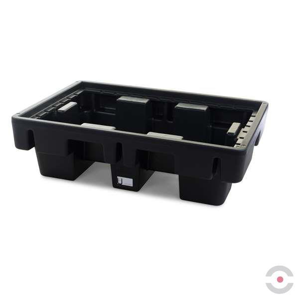 Wanna wychwytowa polietylenowa Topserw 230 l, beczka 2*200 l, bez kratownicy, czarny, MEDIUM