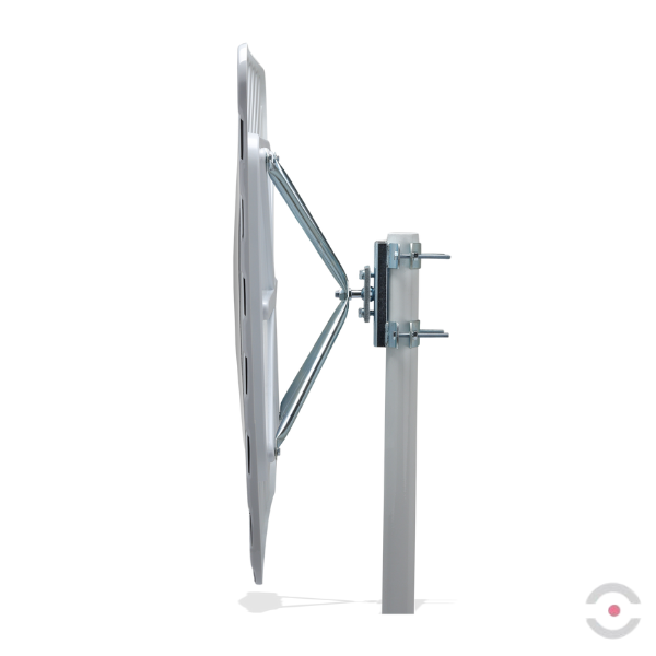 Lustro drogowe Dancop, Marseille, 60*80 cm, inox, biało-czarne