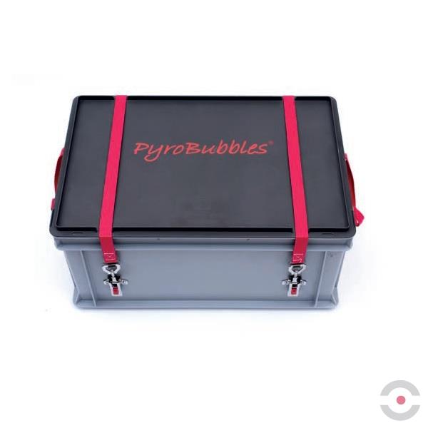 Pojemnik PG2 Basic, do transportu (ADR), składowania baterii Topserw, 78 l, polipropylen, wypełniacz PyroBubbles