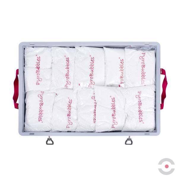 Pojemnik PG2 Basic, do transportu (ADR), składowania baterii Topserw, 78 l, polipropylen, wypełniacz PyroBubbles
