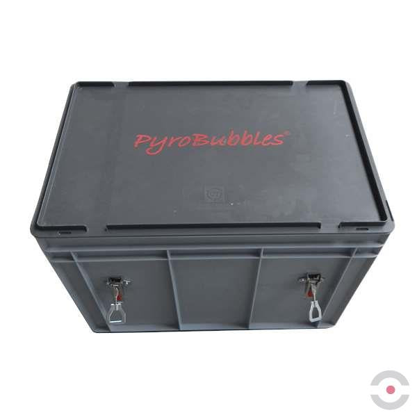 Plastikowy pojemnik transportowy Basic S-BOX Low, 48 l, 45*wypełniacz PyroBubbles