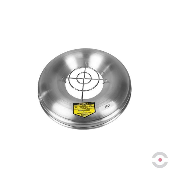 Pokrywa aluminiowa i osłona siatkowa Justrite Cease Fire, 17 l, 23 l