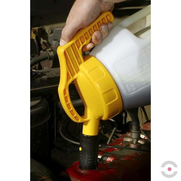 Pokrywka z wylewką szeroką (Stumpy Spout Lid), system TopOil, różowa