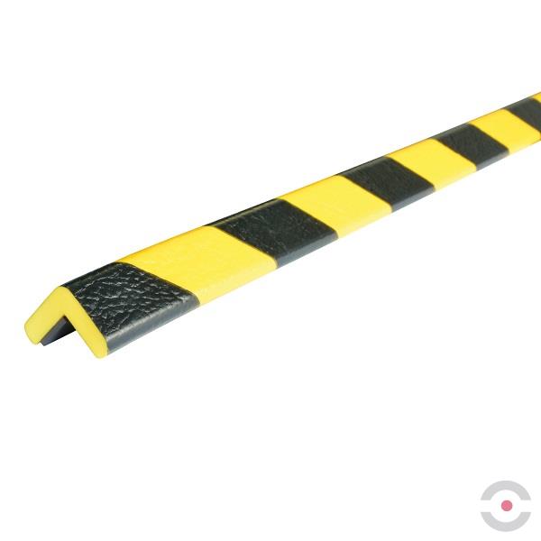 Elastyczny profil ostrzegawczo-ochronny Knuffi, typ E, magnetyczny, żółty/czarny, 1000 mm