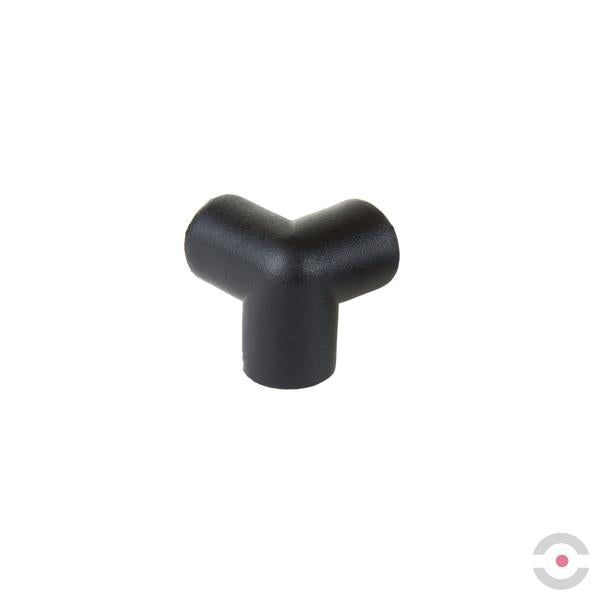 Narożnik ochronny blatu Knuffi, typ A3D, 3 wymiarowy, czarny